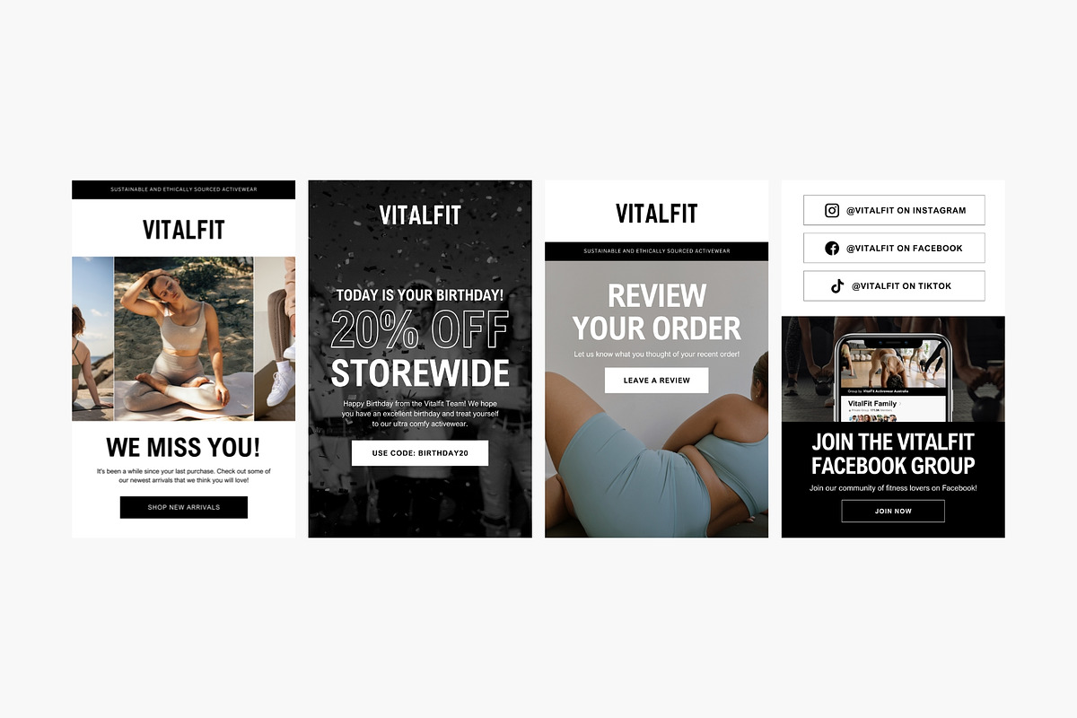 24 Canva Email Template Flow Designs, an Email Template by The Ecommerce Creative (Photo 11 of 11)