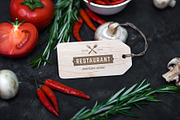 36 Restaurant Logos and Badges, a Branding & Logo Template by Vasya Kobelev (Thumbnail 14 of 16)