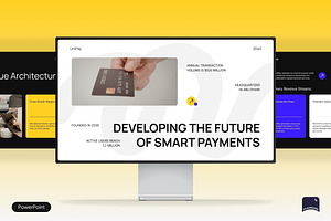 Fintech & Smart Payment Business, a Presentation Template by Claymoon Lab