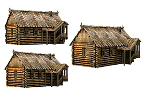 Wooden Village House