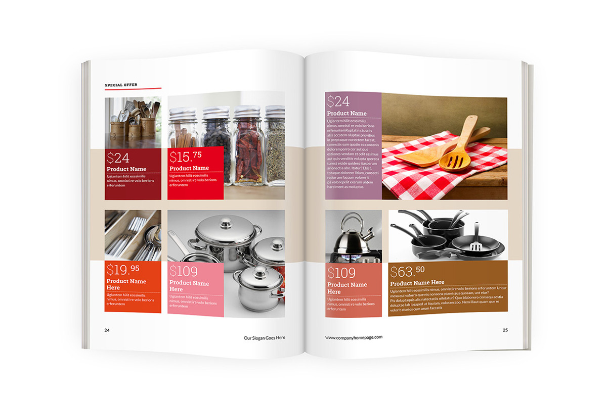 Flat Product Catalog, a Brochure Template by IndieStock (Photo 4 of 5)
