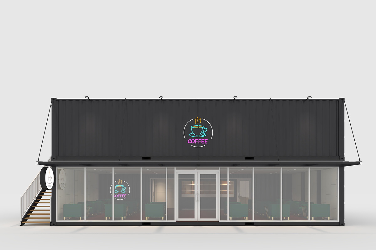 3D Model Container Cafe 13, an Architecture 3D Model by SR 3D Visual (Photo 3 of 20)
