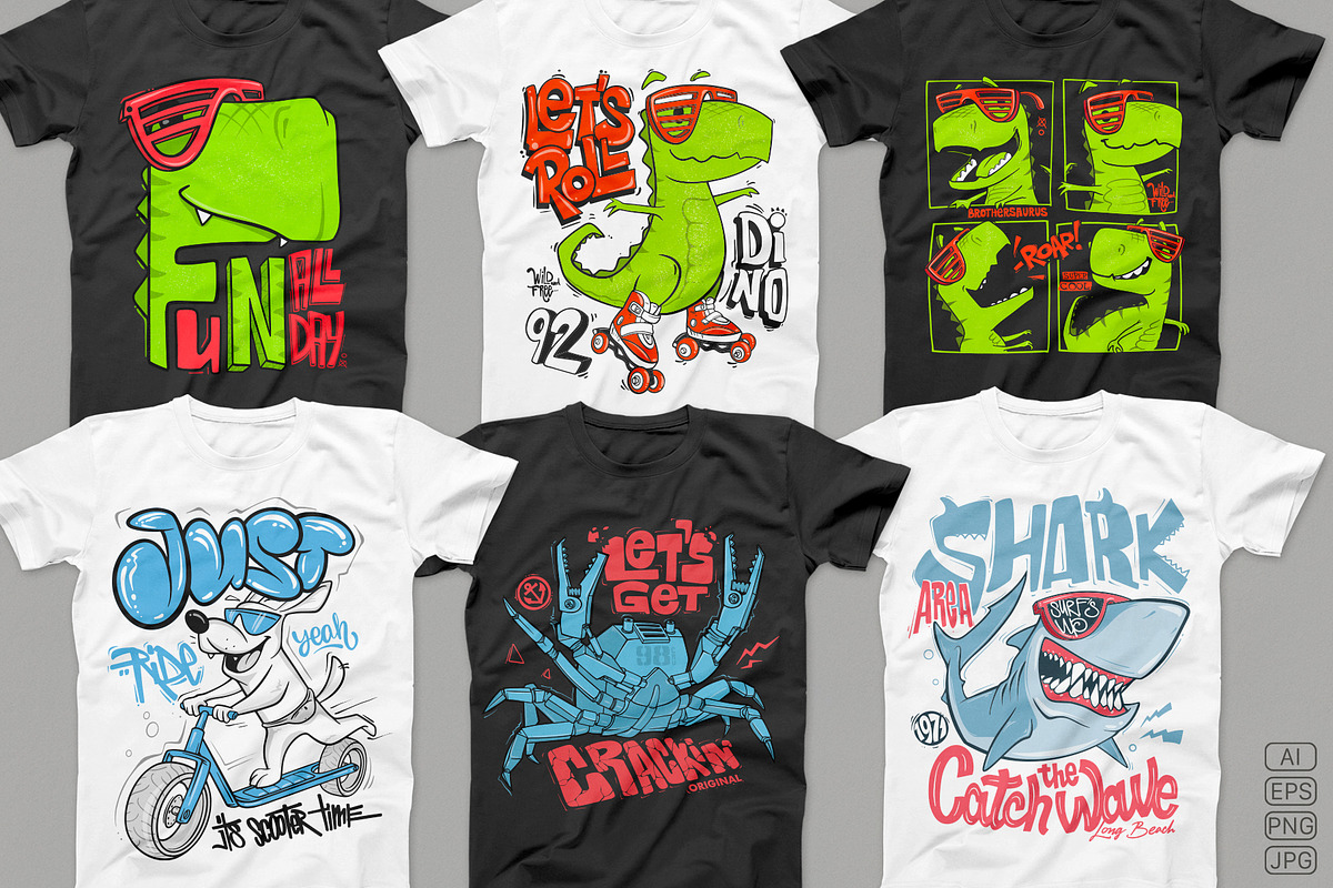 12 Kids t-shirt designs, a Graphic by Urbanshop (Photo 3 of 3)