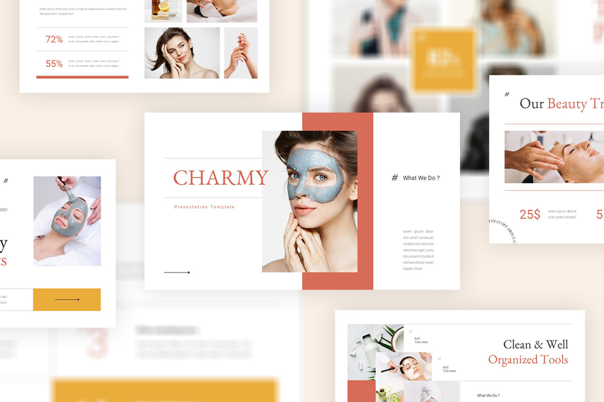Charmy - Beauty Keynote Template, a Presentation Template by Design Persona (Photo 1 of 5)