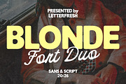 Blonde Vintage Duo, a Script Font by Letter Fresh (Thumbnail 13 of 13)
