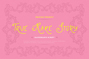True Rare Story Font, a Handwritten Font by AnnArt (Thumbnail 1 of 10)