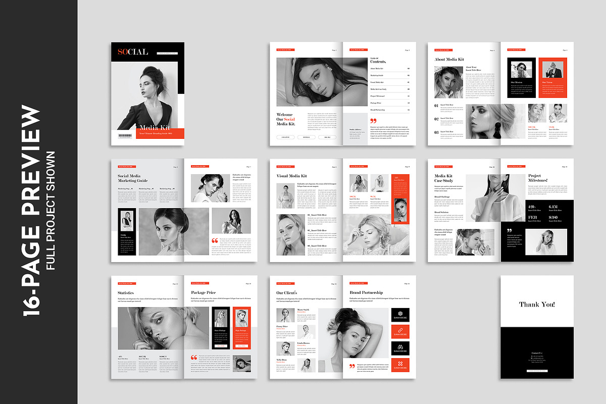 Social Media Kit Template, a Brochure Template by Spark_Creative (Photo 12 of 12)