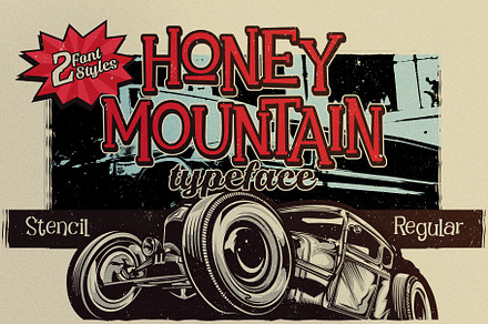 Honey Mountain Typeface, a Serif Font by alit design