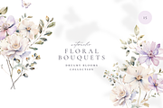 Dreamy Florals Watercolor Clipart, a Decorative Illustration by Altea Design Studio (Thumbnail 3 of 19)