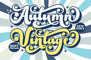 Autumn Vintage, a Script Font by IM Studio (Thumbnail 1 of 8)