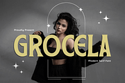Grocela – A Modern Serif Font, a Serif Font by overlaytemplates (Thumbnail 1 of 5)