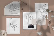 Women's Line Art Illustrations, a Person Illustration by La Petite Line Art (Thumbnail 6 of 17)