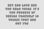Poppoly Graffiti Bubble Display Font, a Handwritten Font by Maulana Creative (Thumbnail 5 of 7)