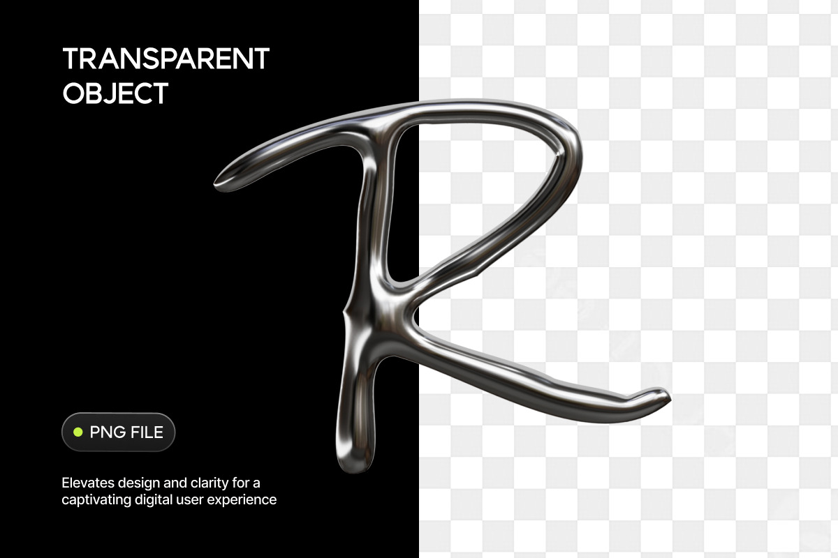 Chrome Y2K Font, an Object Graphic by Illustrava (Photo 5 of 7)