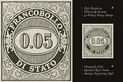 Vintage Postage Stamps Collection, an Object Graphic by pixelbuddha.net (Thumbnail 4 of 6)