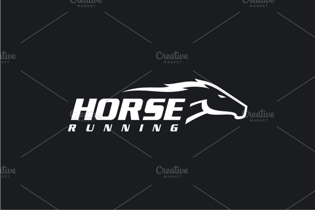 Horse Running Logo, a Branding & Logo Template by yopie (Photo 2 of 3)