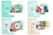 Company website vector Illustrations, a Work Illustration by Grivina's shop (Thumbnail 16 of 26)