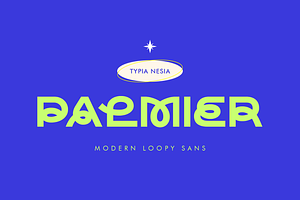 Palmier Loopy Sans, a Sans Serif Font by Typia Nesia