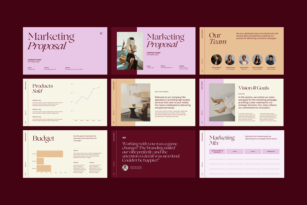Canva Business Proposal Template, a Templates & Theme by BrytnStudio (Photo 2 of 6)