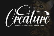 Creature | Script Font, a Blackletter Font by Scratchones (Thumbnail 1 of 9)