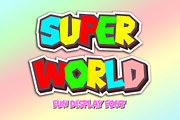 Super World // Styled Display Font, a Font by Fontcastle (Thumbnail 1 of 9)