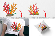 Coral Reef Clipart, a Graphic by Artnoy (Thumbnail 2 of 5)