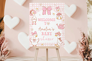 Gingham Daisy Entrance Poster, an Invitation Template by Digital_Mind (Thumbnail 3 of 3)