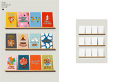 GREETING CARDS ON SHELVES MOCKUPS, a Product Mockup by MCKP*ME (Thumbnail 4 of 17)