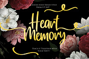 Heart Memory - Handwritten Font, a Script Font by Dm Studio (Thumbnail 2 of 7)