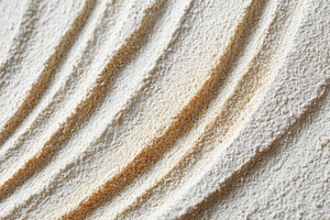 Textured close-up of fine flour, a Background Photo by AlyaAnd