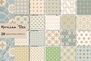 Moroccan Tiles - 20 patterns, a Pattern Graphic by InaCorart (Thumbnail 1 of 6)