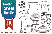 16 Football & Soccer Hand-Drawn SVG, a Sport Illustration by KiddoGlyphs Studio (Thumbnail 1 of 4)
