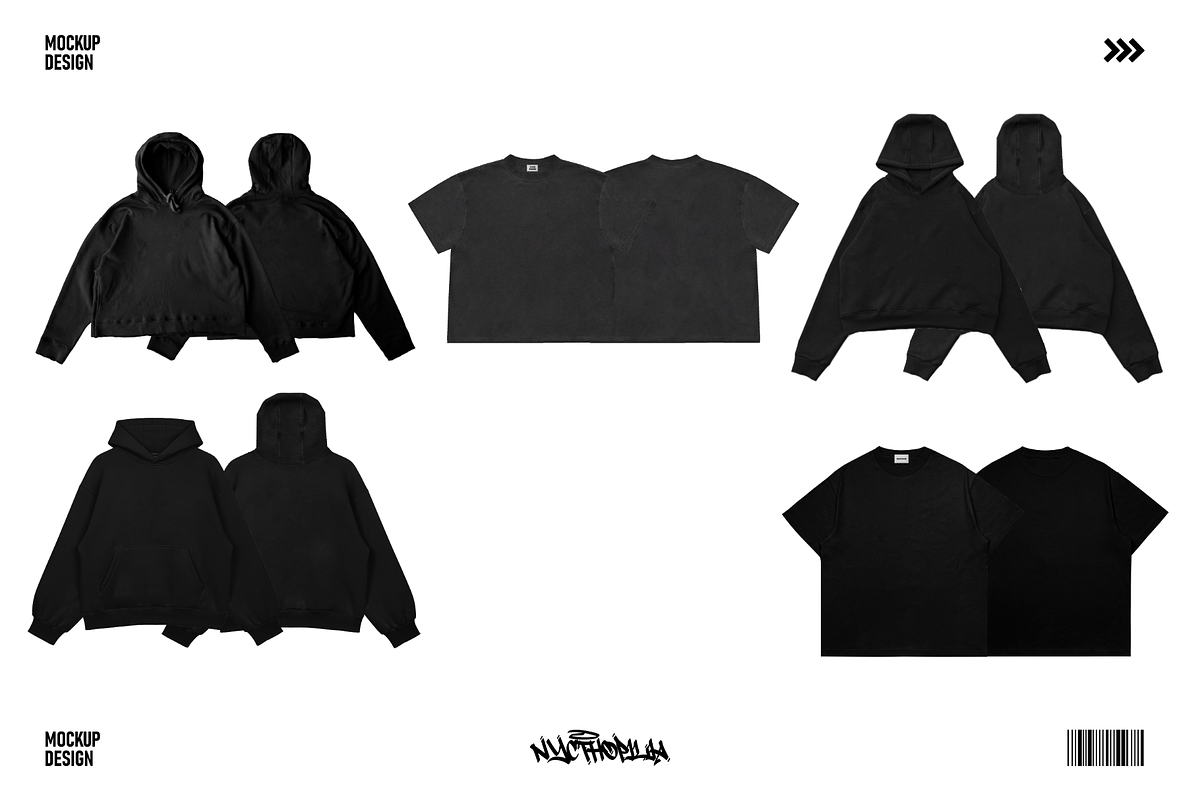 Clothing Mockup Streetwear Procreate, a Hoody Mockup by NYCTHOPILIA STUDIO (Photo 6 of 8)