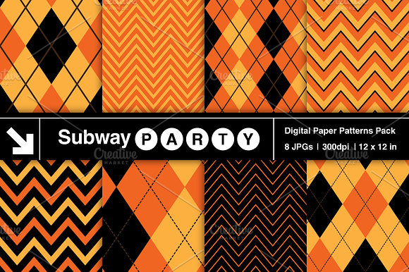 Halloween Argyle & Chevron preview 2
