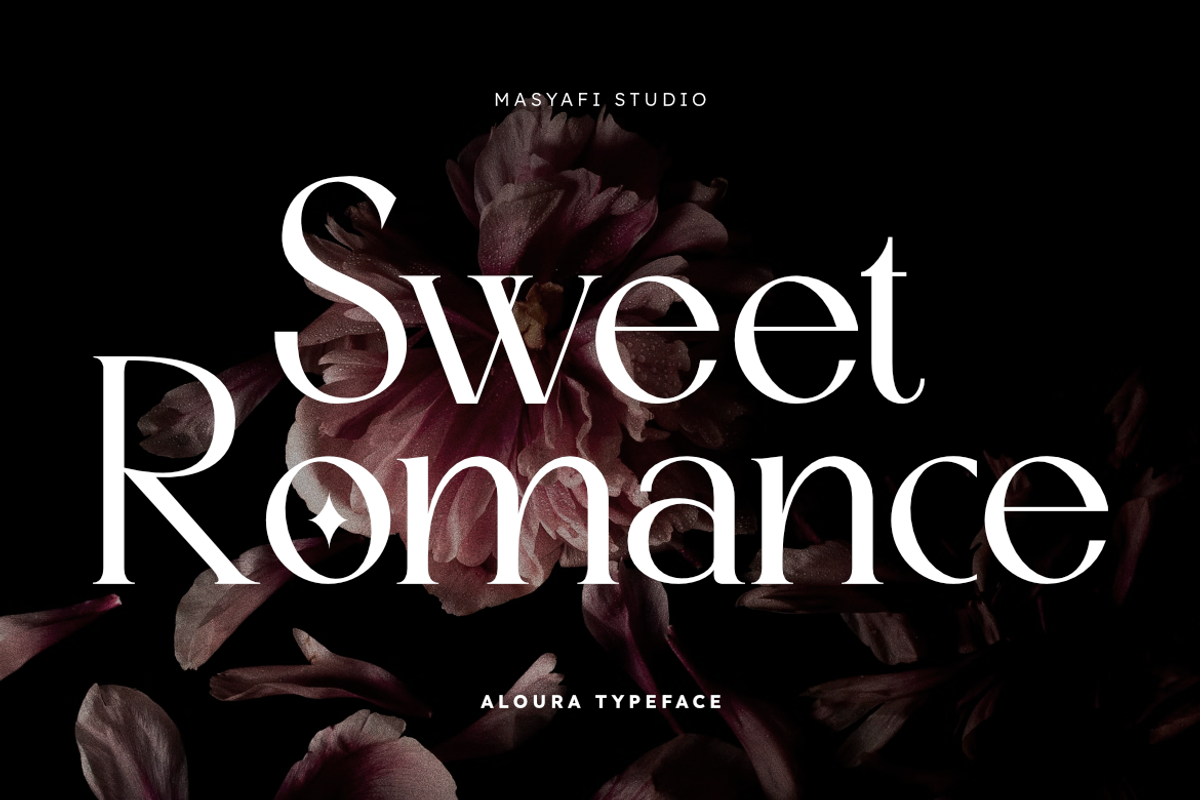 Aloura - Luxury Logo Font, a Serif Font by Masyafi Studio (Photo 2 of 9)
