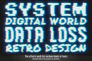 Glitch text effects for Photoshop, a Layer Style Add-On by MiksKS (Thumbnail 10 of 12)