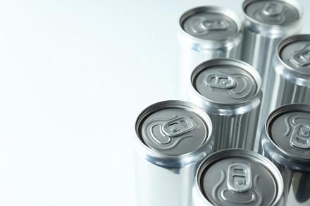 Concept of drink, blank cans, space for text, a Food & Drink Photo by AtlasStudio