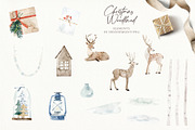 Winter Watercolor Collection, an Animal Illustration by svetsum (Thumbnail 2 of 9)