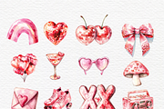 Retro valentine day heart, a Seasonal Illustration by Invite to Clipart (Thumbnail 3 of 5)