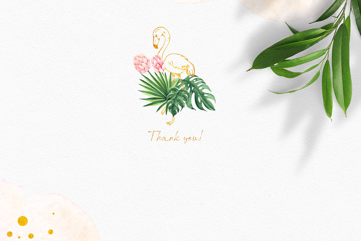 Watercolor tropical collection, an Object Graphic by Ana-Sakuta (Photo 16 of 16)