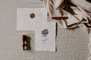Deckle Edge Stationary Mockup Bundle, a Print Template by Barn Owl Studio (Thumbnail 9 of 16)