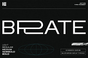 Brate, a Sans Serif Font by Eotype Studio (Thumbnail 1 of 12)