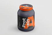 Protein Jar Mockup, a Packaging Mockup by zippypixelstudio (Thumbnail 9 of 15)