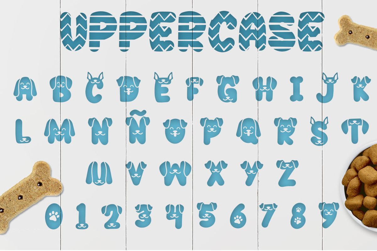 Best Friend - Dog font and clipart, a Font by arausidp (Photo 2 of 10)