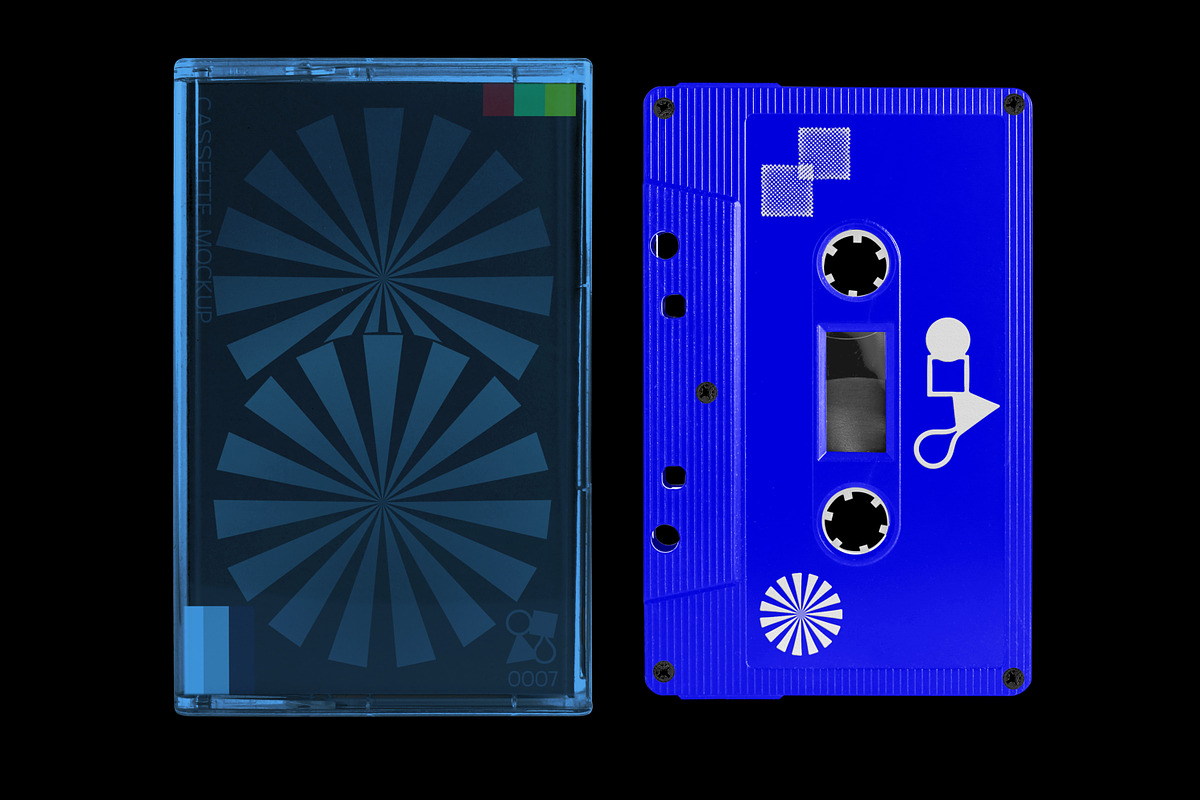 Cassette Mockup, a Packaging Mockup by Glue Lab (Photo 4 of 7)