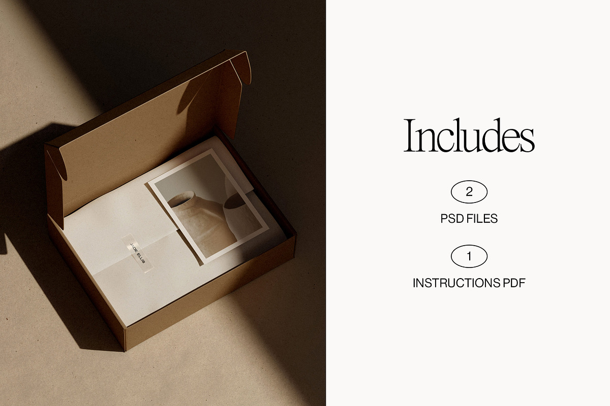 Mailing Box Mockup – Kraft Mailer 01, a Packaging Mockup by October November (Photo 2 of 8)