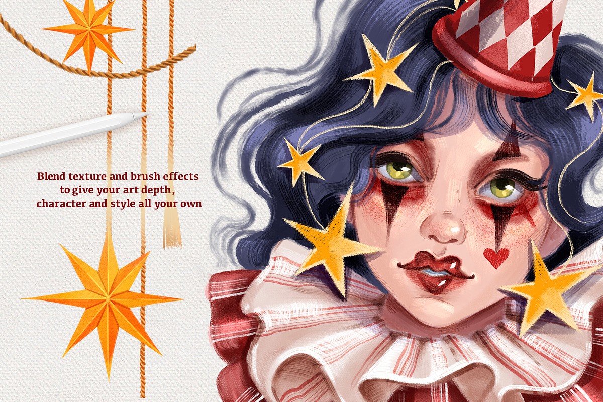 ULTIMATE WET & DRY PROCREATE BRUSHES, a Brush Add-On by AlexandraArt (Photo 3 of 11)