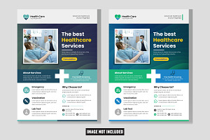 Medical Health Flyer Template, a Flyer Template by SouravDesign