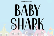 Baby Shark, a Script Font by FreshTypeINK (Thumbnail 1 of 8)