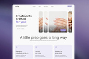 Nail Salon Framer Template w Booking, a Landing Page Template by vatesdesign (Thumbnail 3 of 4)